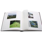 Album traditionnel noir 100 pages feuillets blanc pour 500 10x15 400 11.5x15