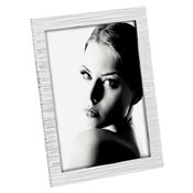 cadre photo en métal argenté brillant pour 1 photo 13x18