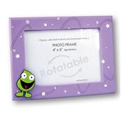 cadre photo enfant violet grenouille pour 1 10x15
